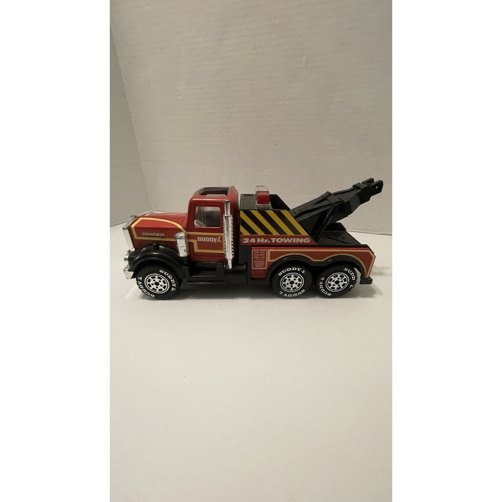 Vintage pressed steel & Plastic Buddy L Kenworth 24Hr.Towing Truck 42 1981 Japan